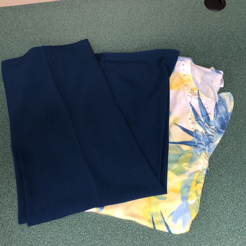 Alfred Dunner spring top and pants